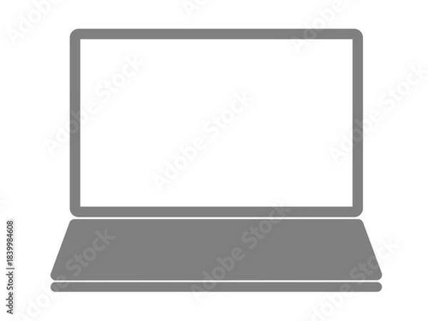 Obraz ノートパソコンのマーク（PCシルエット）