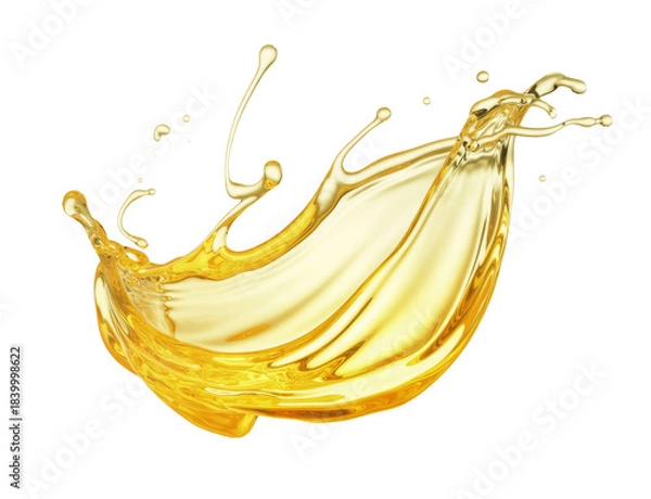 Obraz oil splash vector illustration on transparent background