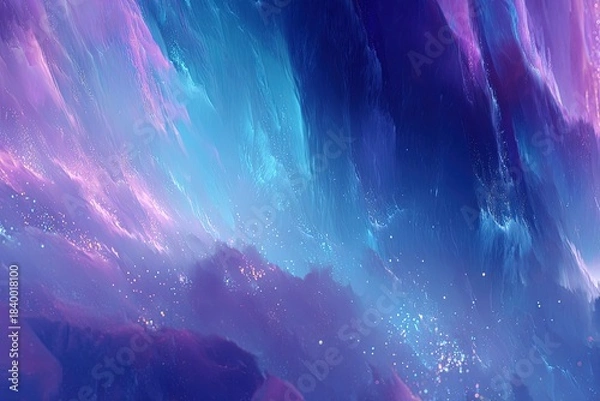 Fototapeta Abstract Colorful Digital Art Background