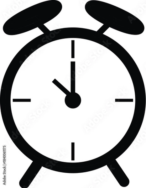 Obraz alarm clock vector ilustration
