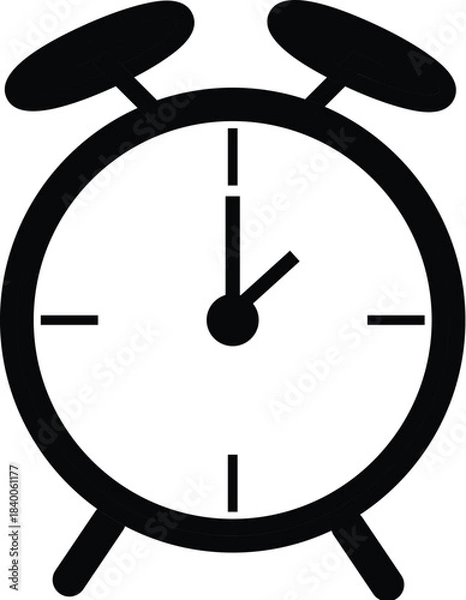 Obraz alarm clock vector ilustration
