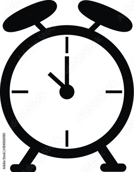 Obraz alarm clock vector ilustration