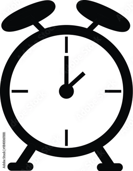 Obraz alarm clock vector ilustration