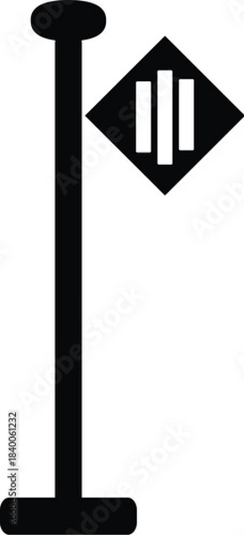 Obraz road traffic sign vector set isolated on whitebackground