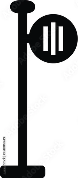 Obraz road traffic sign vector set isolated on whitebackground