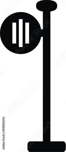 Obraz road traffic sign vector set isolated on whitebackground