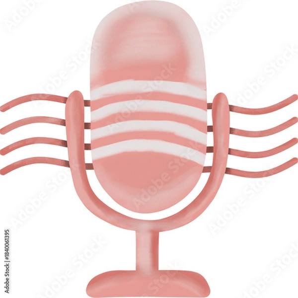 Obraz retro microphone icon