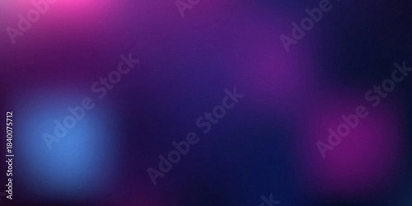 Obraz Dynamic purple-blue abstract gradient background with ethereal light