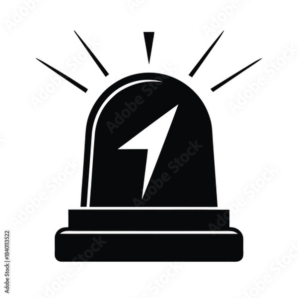 Obraz Lightning Alarm Symbol
