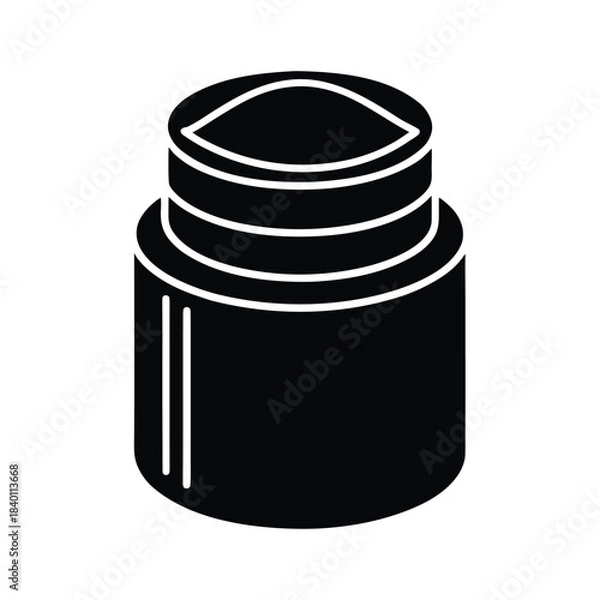 Obraz Lip Balm Jar Outline Icon