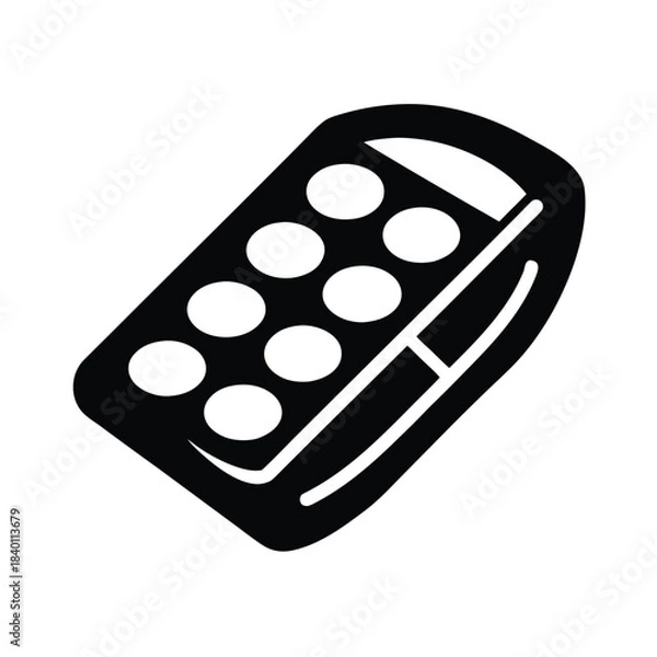 Obraz Lip Palette Flat Icon