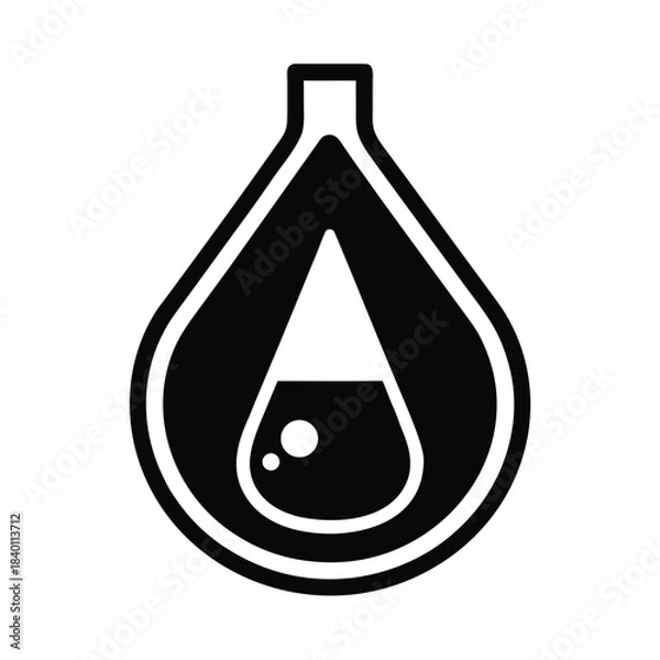 Obraz Liquid Drop Research Icon