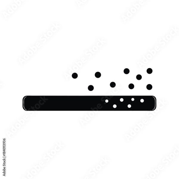 Obraz Loading Bar With Bouncing Dots Icon