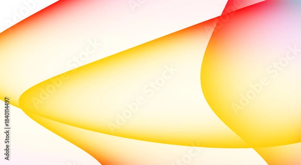 Obraz Abstract swirling gradient of warm colors on a dark background