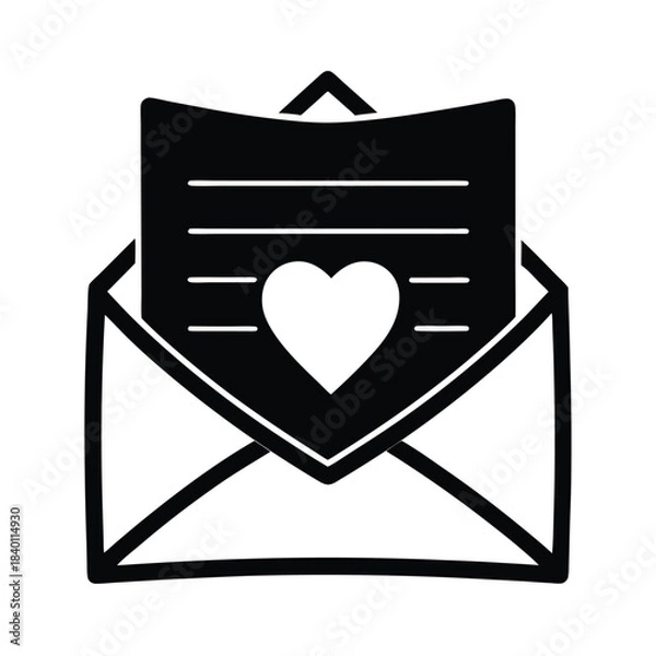 Obraz Love Letter Icon