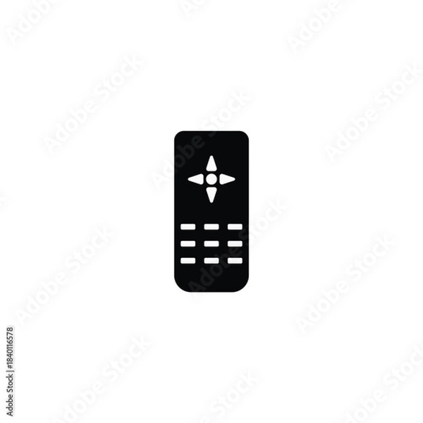 Obraz TV remote electronic logo design