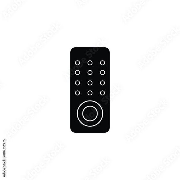 Obraz TV remote electronic logo design