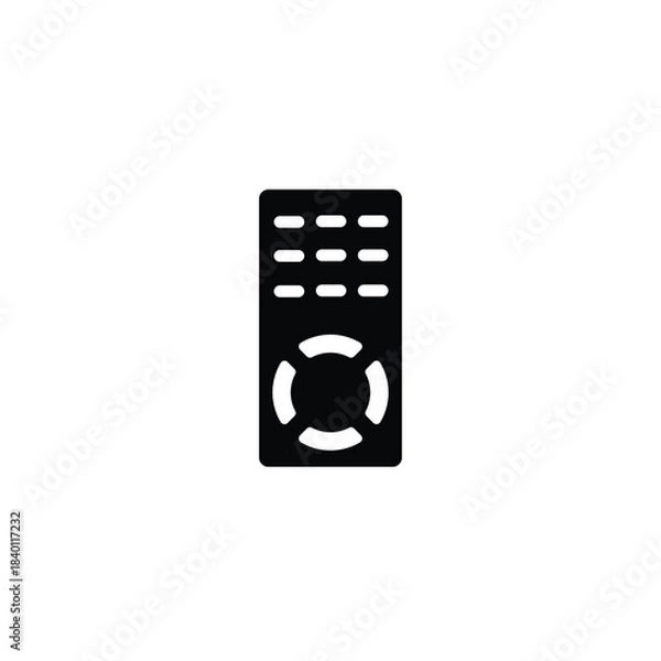 Obraz TV remote electronic logo design
