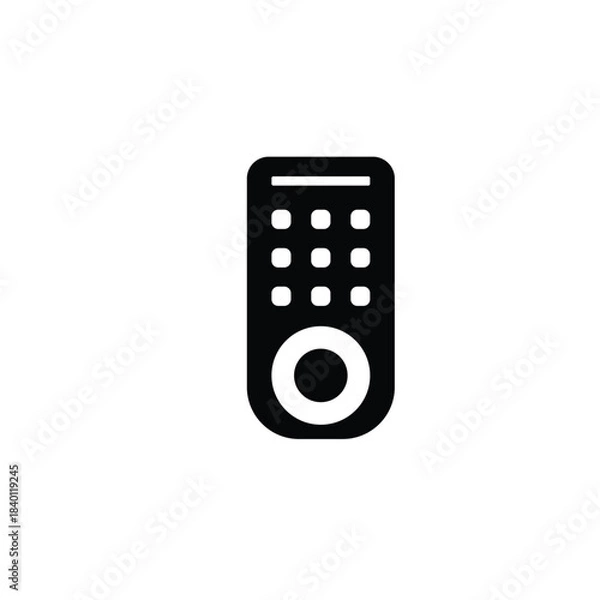 Obraz TV remote electronic logo design