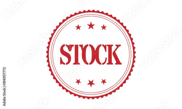 Obraz Red Rubber Stock Stamp Icons