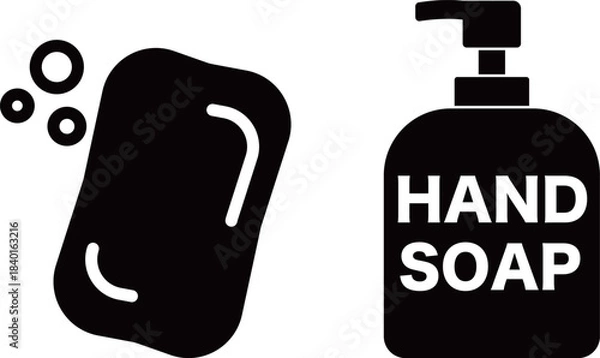Obraz ハンドソープ　石鹸　アイコン