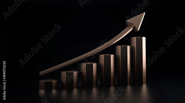 Obraz 銅の伸びグラフ