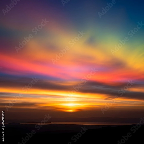 Fototapeta Diffuse Spectrum Cloud Glow