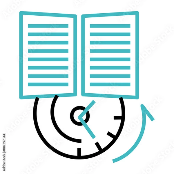 Obraz Education Study Time vector icon