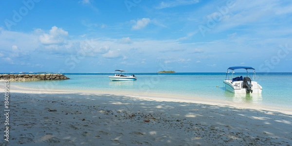 Fototapeta Beach in Maldives