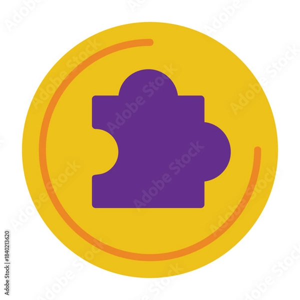 Fototapeta Puzzle Mind Icon