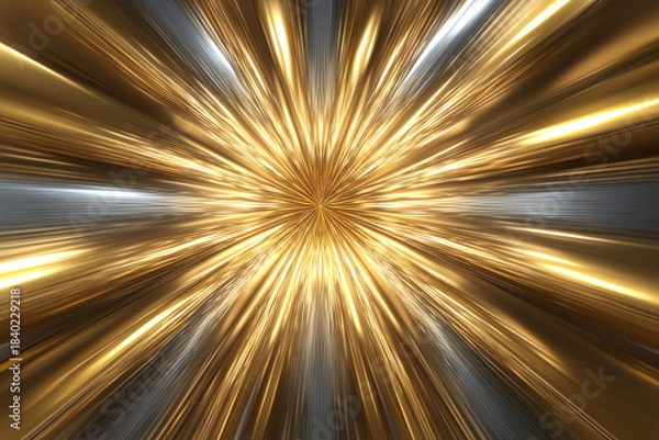 Obraz golden illustration, AI generated