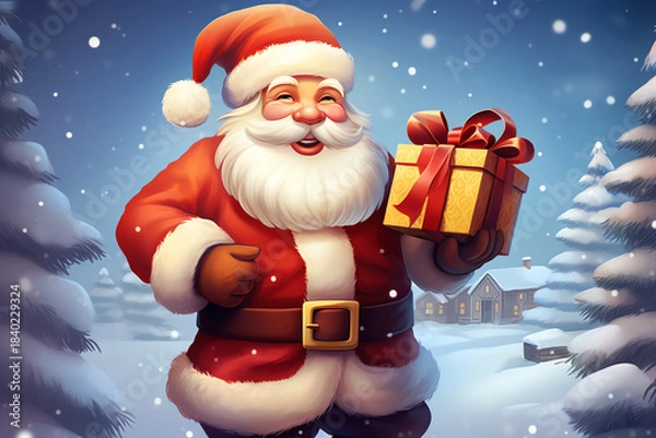 Obraz Santa Claus, AI generated