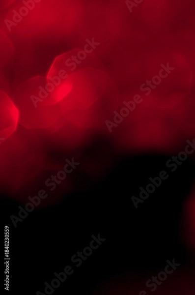 Obraz abstract red blurred bokeh background