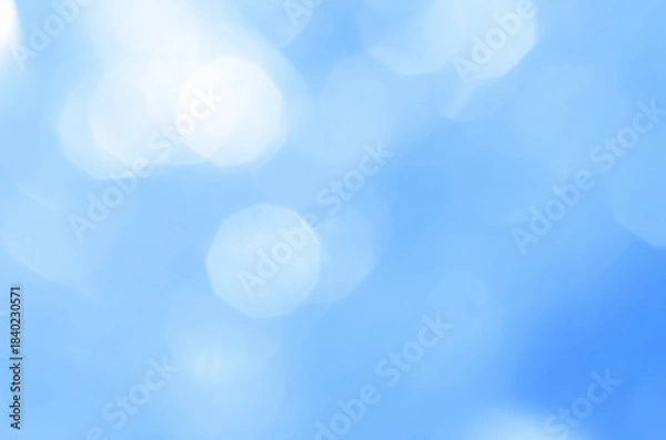 Obraz abstract blue blurred bokeh background