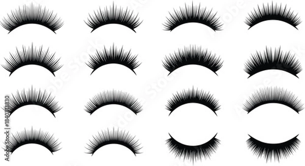 Fototapeta Diverse Emoticon Faces Collection Vector Set for Social Media and Chat Communication