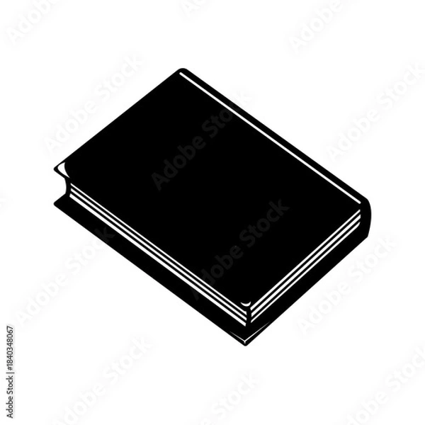 Obraz black book isolated
