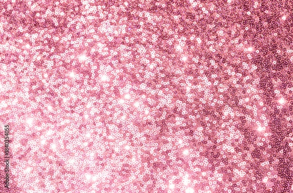 Obraz Abstract blurred shiny pink fabric texture background, pink fabric pattern background