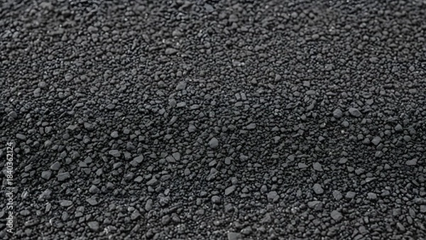 Obraz Closeup texture of dark asphalt or coarse gravel surface background