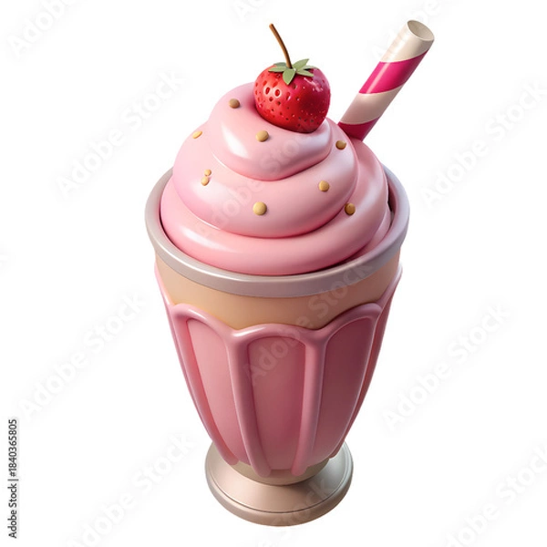 Obraz chocolate cake with cherry