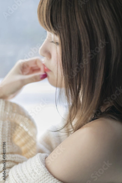 Obraz 女性ポートレート