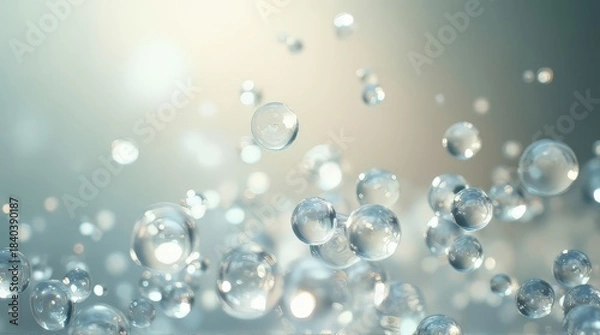 Fototapeta Water Bubble Background