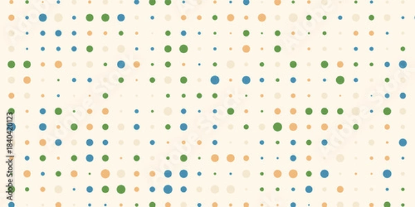 Obraz Modern multicolored dots. Abstract background for children's parties design