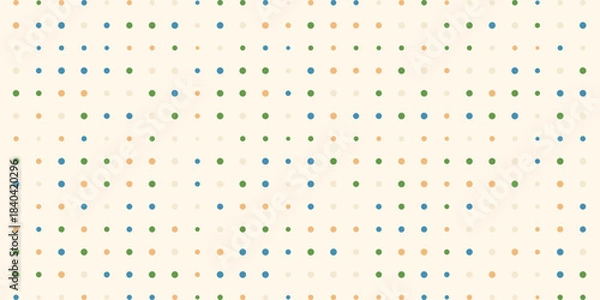 Obraz Abstract multicolored dots. Abstract background for children's parties simple