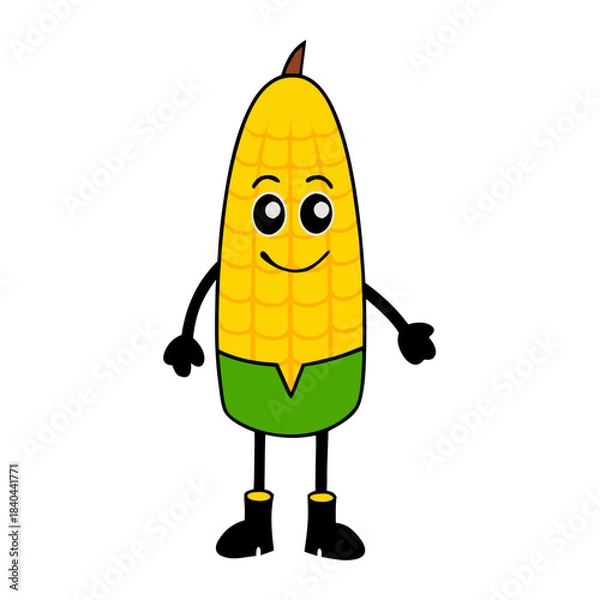 Obraz cartoon yellow robot