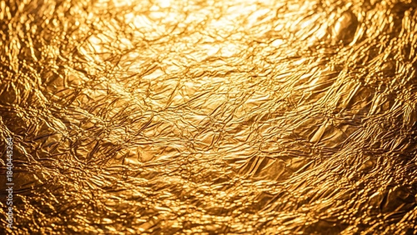 Fototapeta Intricate golden texture of a buddha statue s curls radiating warmth and serenity showcasing detailed craftsmanship and spiritual devotion