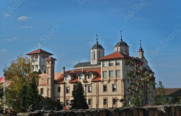Fototapeta View at monastery complex Kovilj, Serbia