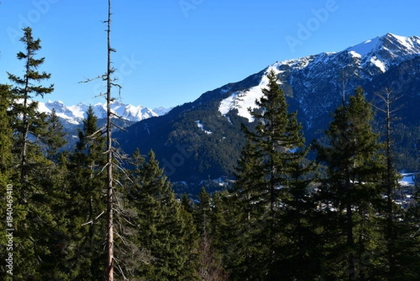 Obraz Schöne Landschaft bei Seefeld inTirol