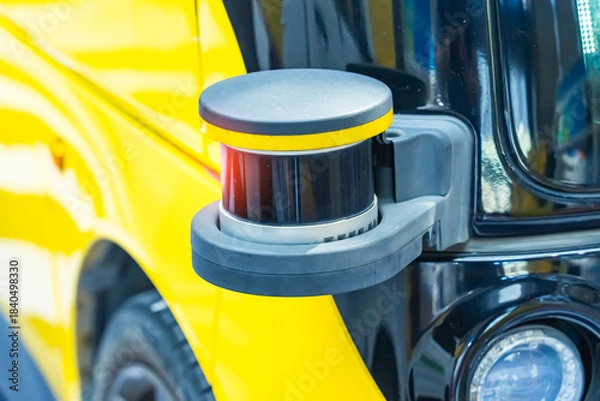 Obraz high definition Lidar and camera for self driving car sensor seen