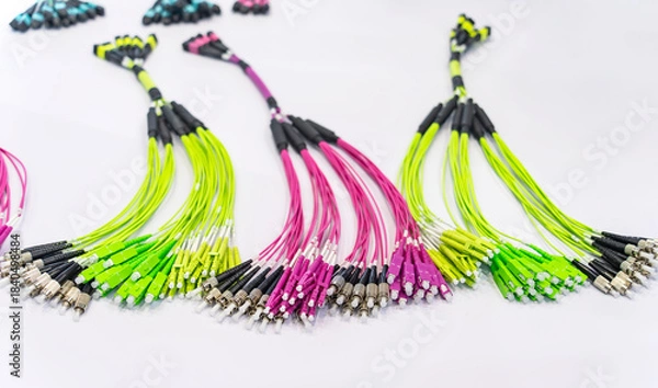 Obraz collection of head connector fiber optic network cable