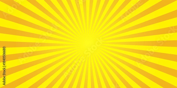 Obraz orange sun rays background design template